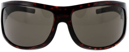 Hugo Boss Overmaatse Schild Zonnebril - maat Donker Bruin