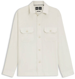 Hugo Boss Overshirt 50539922 - maat L Wit