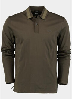 Hugo Boss Polo lange mouw h-pleins 200 10273705 01 50549257/342 Groen