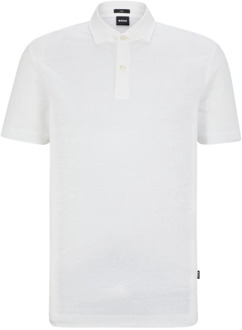 Hugo Boss Polo Shirt Hugo Boss , White , Heren - 2Xl,Xl,L,M,3Xl