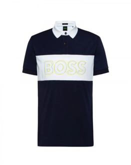 Hugo Boss Polo Shirt met Regular Fit in Katoenmix Hugo Boss , Multicolor , Heren - L,M