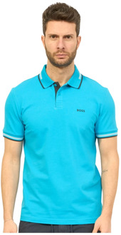 Hugo Boss Polo Shirts Hugo Boss , Blue , Heren - 2Xl,Xl,M,S