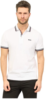 Hugo Boss Polo Shirts Hugo Boss , White , Heren - 2Xl,Xl,L,M,S,3Xl,6Xl,5Xl