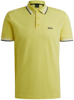 Hugo Boss Polo Shirts Hugo Boss , Yellow , Heren - 2Xl,Xl,M,S