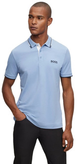 Hugo Boss Premium Kwaliteit Golf Polo Shirt Hugo Boss , Blue , Heren - Xl,L,M