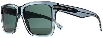 Hugo Boss Rechthoek Heren Grijs Groen Spiegel BOSS 1745/S - One Size