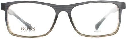 Hugo Boss rechthoekige heren grijs bruin patroon baas 1084/it - One Size