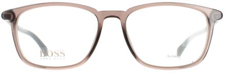Hugo Boss rechthoekige heren transparant grijze baas 1133 Grijs - One Size