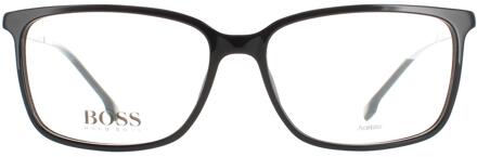 Hugo Boss rechthoekige heren zwarte baas 1185/it