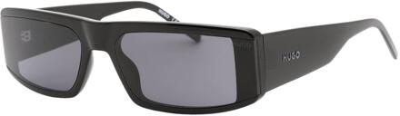 Hugo Boss Rechthoekige zonnebril heren (Grijs)