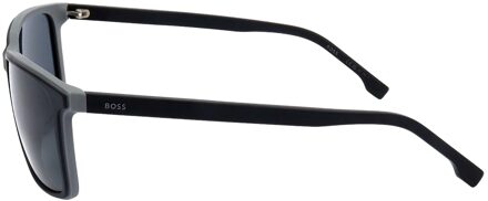 Hugo Boss Rechthoekige zonnebril heren (Zwart) - One Size