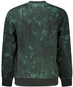 Hugo Boss Ronde Hals Sweatshirt 50477220 Donkergroen