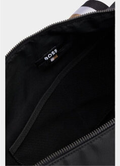 Hugo Boss Rubberized Logo Duffle Tas Hugo Boss , Black , Heren - ONE Size