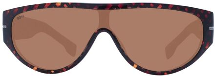 Hugo Boss Shield Zonnebril Schildpad Bruin - One Size