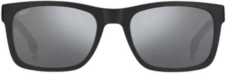 Hugo Boss Silver SP-zonnebril met matzwart montuur - maat
