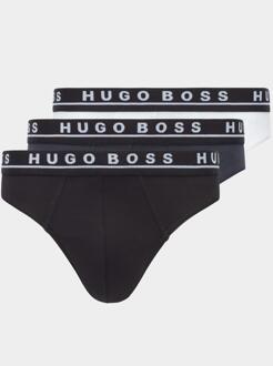 Hugo Boss Slip met logoband in 3-pack Donkerblauw