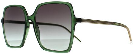 Hugo Boss Square Womens Groen Grijs Kleurverloop BOSS 1524/S - maat