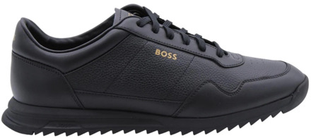 Hugo Boss Stijlvolle Herensneakers Hugo Boss , Black , Heren - 44 Eu,42 Eu,43 EU