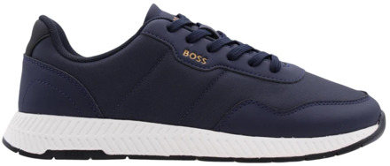 Hugo Boss Stijlvolle Sneaker Beukenlaan Hugo Boss , Blue , Heren - 42 Eu,41 Eu,43 Eu,44 EU