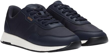 Hugo Boss Stijlvolle Sneaker Beukenlaan Hugo Boss , Blue , Heren - 42 Eu,41 Eu,43 Eu,44 EU