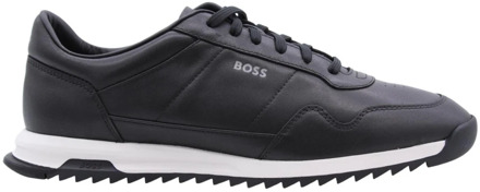 Hugo Boss Stijlvolle Sneaker Steenweg Hugo Boss , Black , Heren - 45 EU