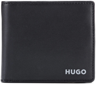 Hugo Boss Subway_4 cc coin Heren Leren Portemonnee Zwart Hugo Boss , Black , Heren - ONE Size