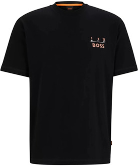 Hugo Boss T-Shirt- Boss Records Hugo Boss , Black , Heren - 2Xl,L,M