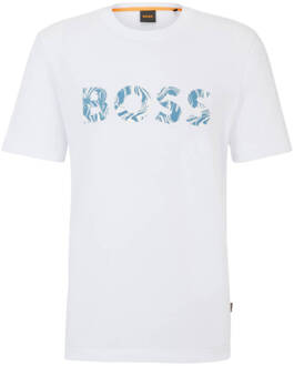 Hugo Boss T-shirt korte mouw 50515997 Wit - XL