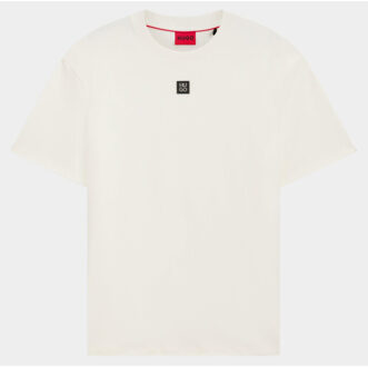 Hugo Boss T-shirt korte mouw dalile 10231453 01 50505201/103 - maat L Beige