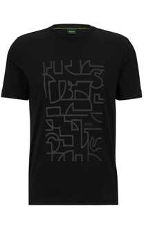 Hugo Boss T-shirt tee 2 w24 Zwart - S
