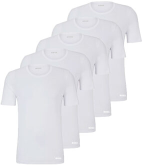 Hugo Boss T-shirts Authentic 5-Pack Wit - L