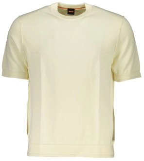 Hugo Boss T-Shirts Hugo Boss , Beige , Heren - 2Xl,Xl,S
