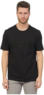 Hugo Boss T-Shirts Hugo Boss , Black , Heren - 2Xl,Xl,L,M,S,6Xl,5Xl