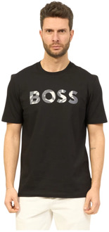 Hugo Boss T-Shirts Hugo Boss , Black , Heren - Xl,L,M,S,3Xl