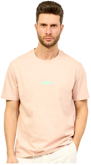 Hugo Boss T-Shirts Hugo Boss , Pink , Heren - Xl,S