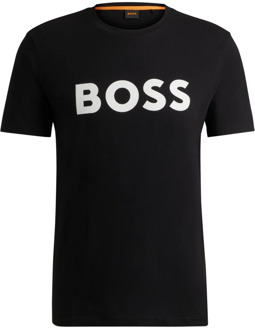 Hugo Boss Thinking T-shirt Heren zwart - wit - XL