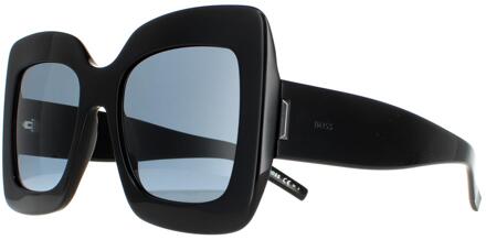 Hugo Boss Vierkant Dames Zwart Grijs Boss 1385/s - maat