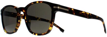 Hugo Boss Vierkante Mannen Havana Donkergrijs BOSS 1505/S Bruin - One Size