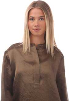 Hugo Boss Vrouwen Hugo Boss Beshiny Blouse in Groen