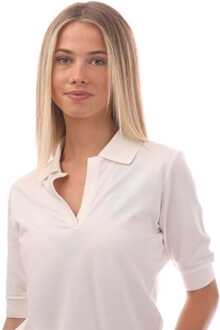 Hugo Boss Vrouwen Hugo Boss Esoles1 Korte Mouw Top in Wit