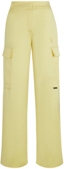 Hugo Boss Wide Trousers Hugo Boss , Yellow , Dames - L,M,S,Xs