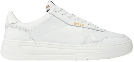 Hugo Boss Witte Sneakers voor Mannen Hugo Boss , White , Heren - 44 Eu,40 Eu,45 Eu,42 Eu,39 Eu,41 Eu,43 EU