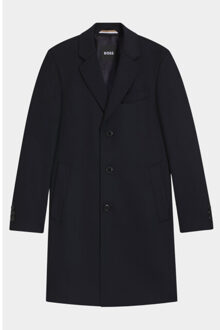 Hugo Boss Wollen jas h-hyde-254 10273687 01 50549187/404 Blauw - 52