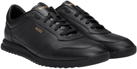 Hugo Boss Zayn Lowp Zwarte Sneakers Hugo Boss , Black , Heren - 43 Eu,42 Eu,45 Eu,44 Eu,46 EU