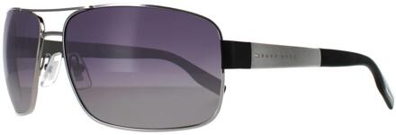 Hugo Boss Zonnebril 0521/s Ofr/wj Heren Gepolariseerd Zilver/grijs