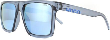 Hugo Boss Zonnebril Hg 1069/s 807/ao Cat. 3 Rechthoekig Blauw