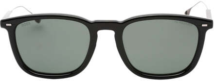 Hugo Boss zonnebril met zwart montuur en grijze lenzen