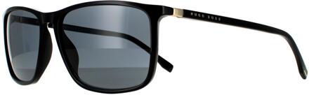Hugo Boss Zonnenbril Boss 0665/S/It 2m2 IR Black Gold Gray - maat Zwart