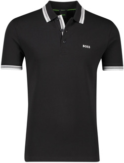 Hugo Boss Zwart poloshirt korte mouw Hugo Boss , Black , Heren - M,3Xl