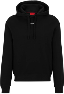 Hugo Boss Zwarte hoodie voor heren Hugo Boss , Black , Heren - L